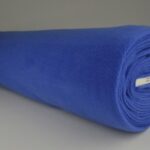 Fleece stof blauw