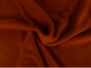 Koper fleece stof