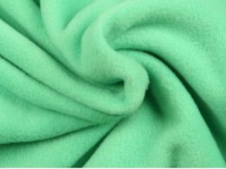 Mintgroene fleece stof