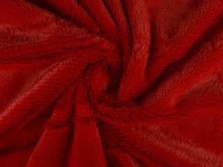 Bont stof - Kortharig - Rood